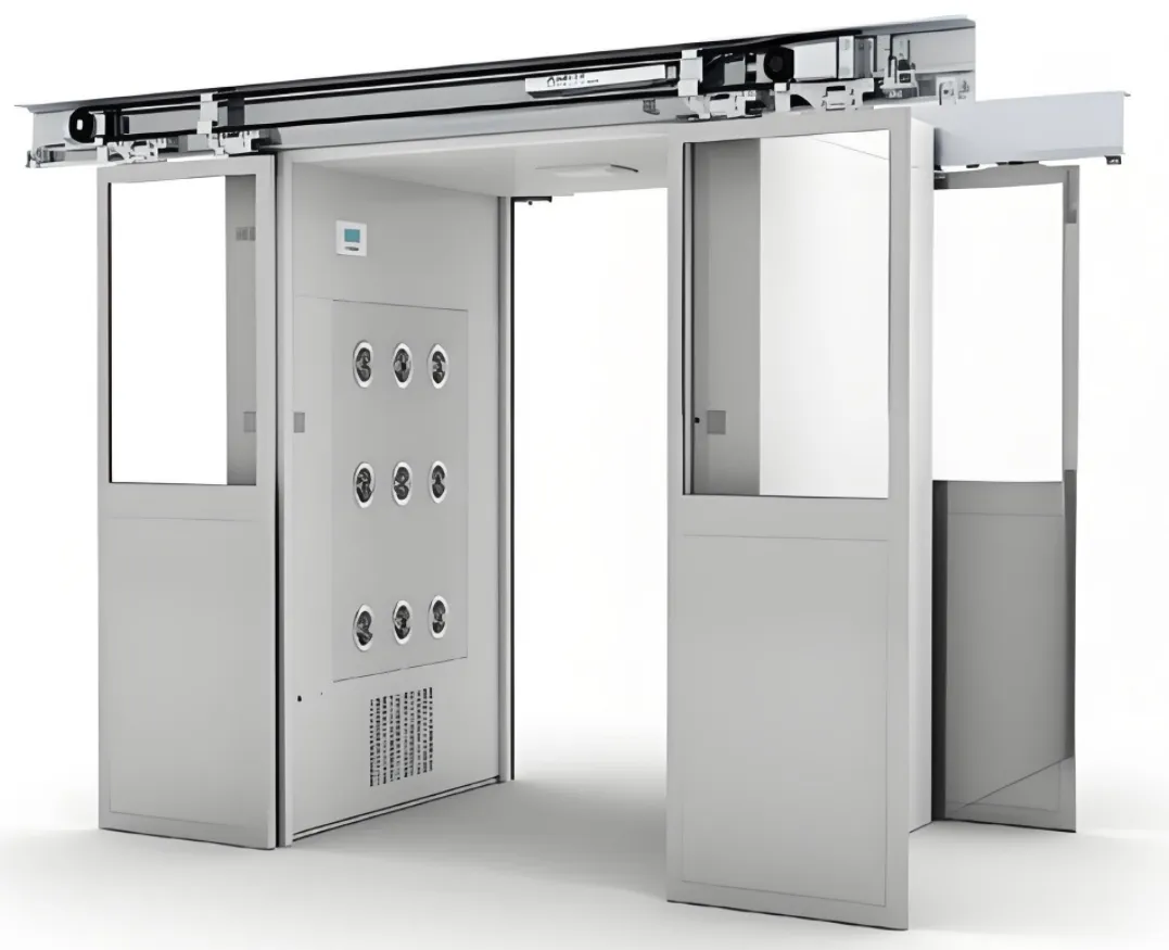 Sliding door cargo Air shower