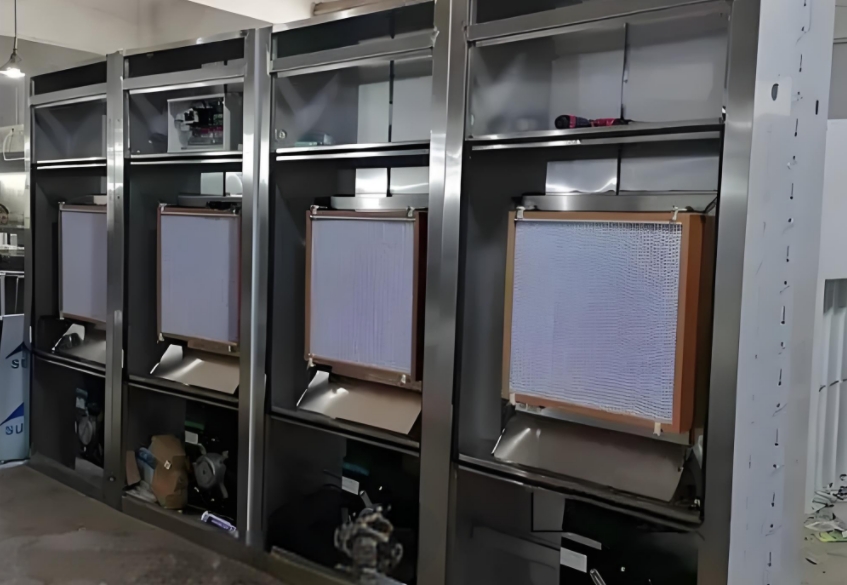 Lsuix automatic assembly line air shower3
