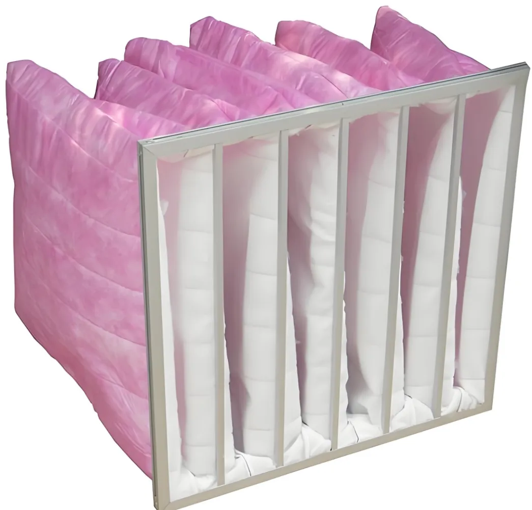 1000m³/h Medium Efficiency Chemical Fiber Bag Filter，F6