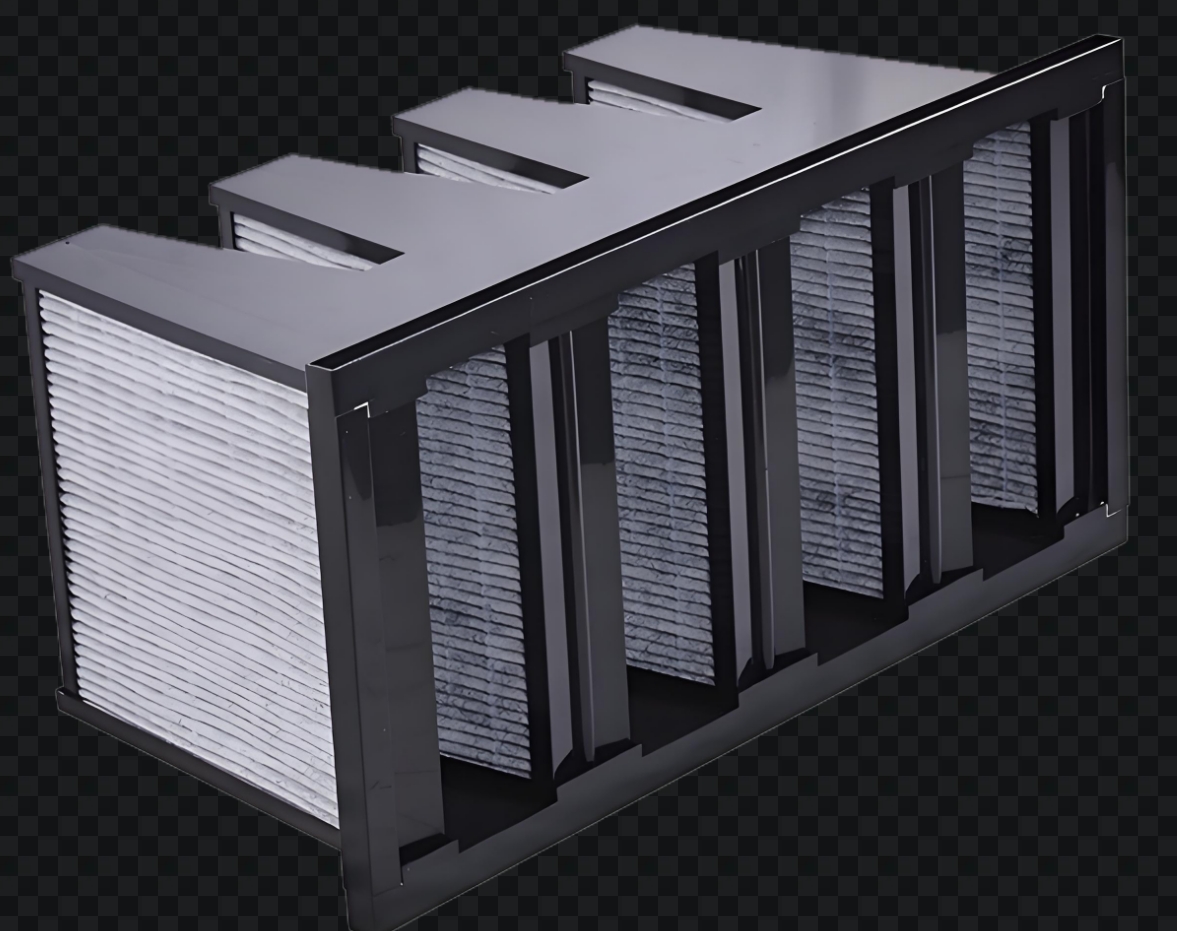 2250 m³/h V-bank Combined activated carbon filter