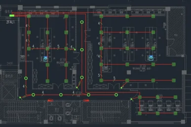 Clean room lighting circuit diagram Clean room lighting circuit diagram