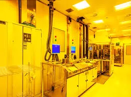 Why use yellow light in clean rooms