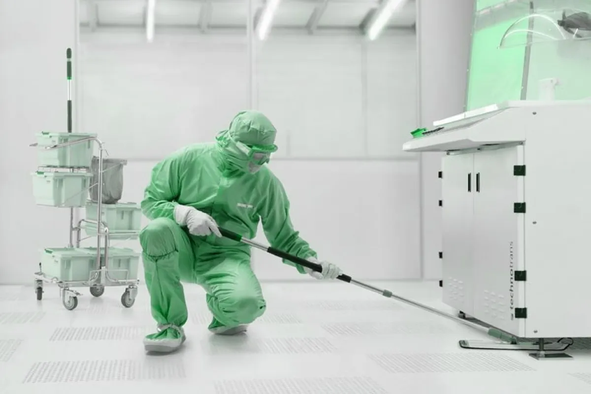 how strong of bleach to disinfect clean room