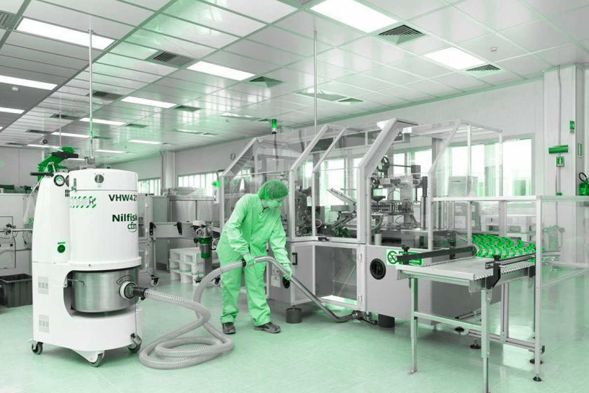 Clean room (area) monitoring of medical 
