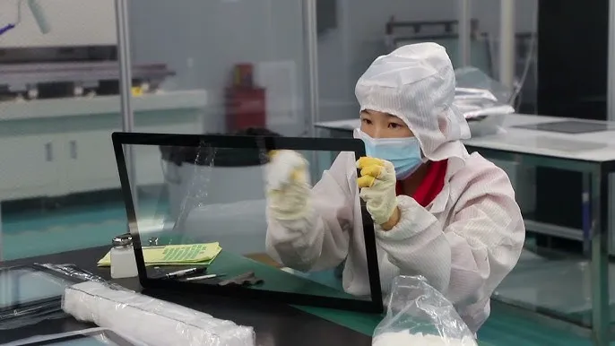 Touch screen dust-free workshop management system reference