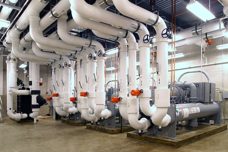 Air conditioning water system pipe and e