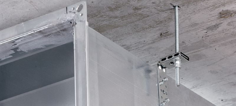 MVA-LC ventilation support - Standard fixings for support systems - Hilti Finland MVA-LC ventilation support - Standard fixings for support systems - Hilti Finland