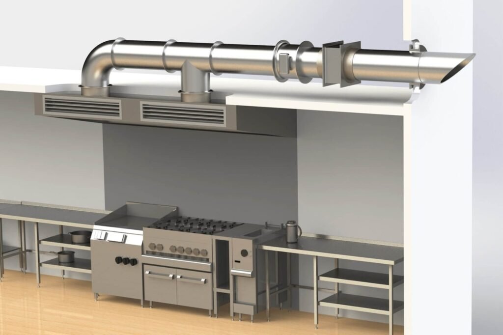 Kitchen Exhaust Hood Duct Installation in Dubai - Craftline Kitchen Kitchen Exhaust Hood Duct Installation in Dubai - Craftline Kitchen