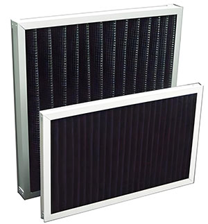 Folded Activated Carbon Primary Filter 592*592*50 1350m³/h 1.06m²