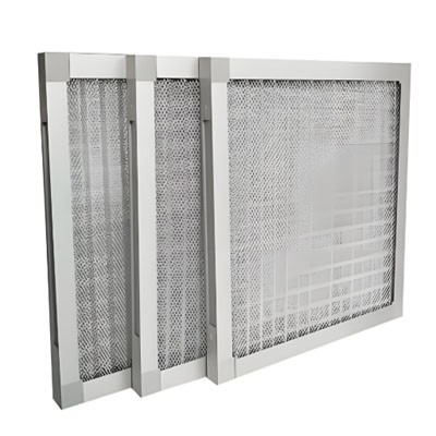 Metal mesh primary filter 592*592*21 3200m³/h 1.05m²