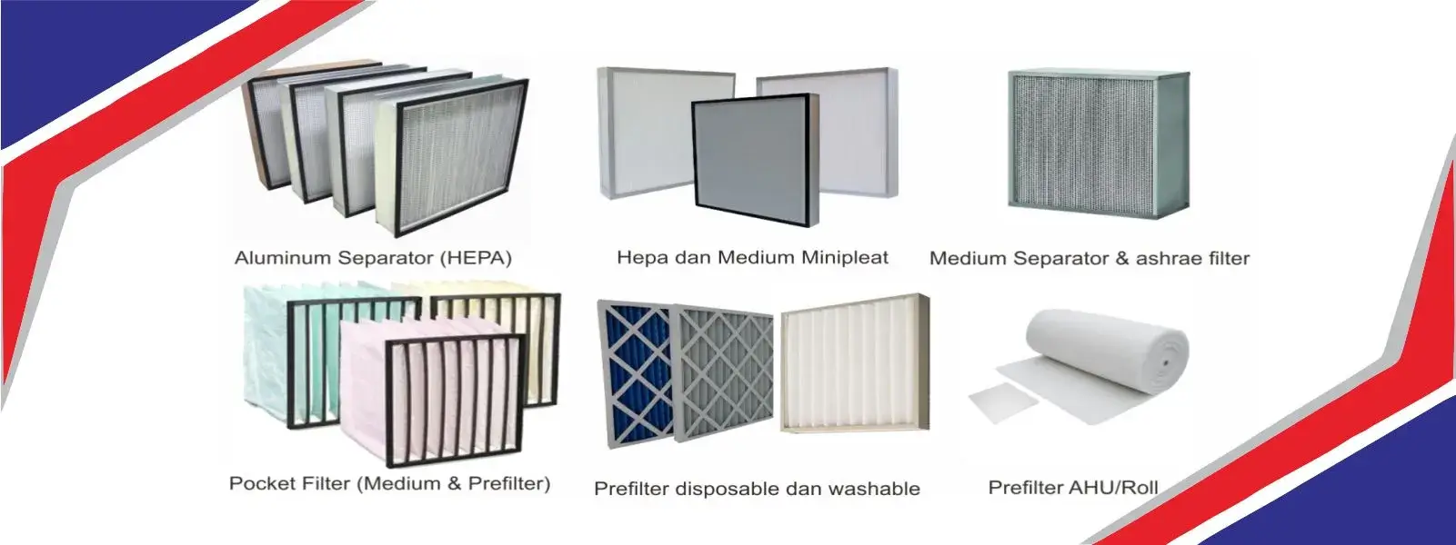 JUAL FILTER HEPA , MEDIUM dan FILTER AHU JUAL FILTER HEPA , MEDIUM dan FILTER AHU