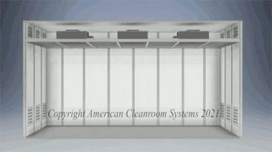 Clean room outdoor circulation system diagram