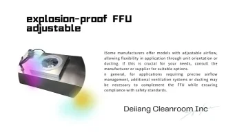 explosion-proof FFU adjustable explosion-proof FFU adjustable