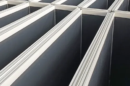Double-layer return air wall panel Double-layer return air wall panel