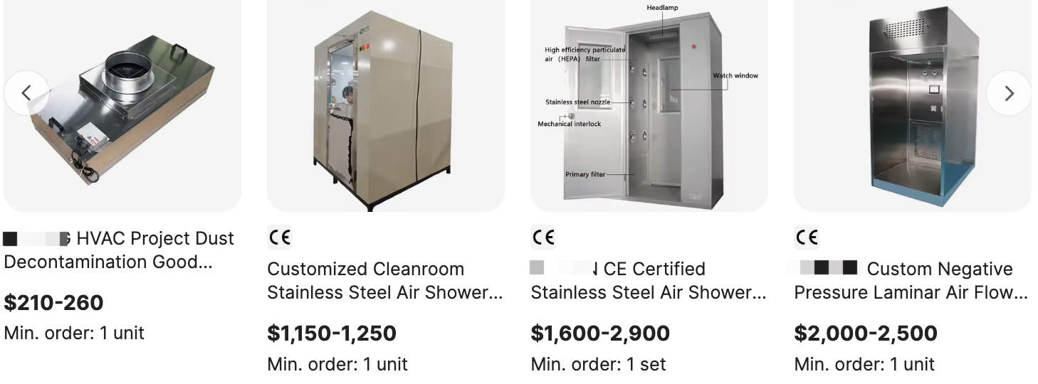 Deiiang™ Downflow Booth Models and Pricing