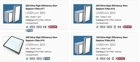 HEPA filter type HEPA filter type