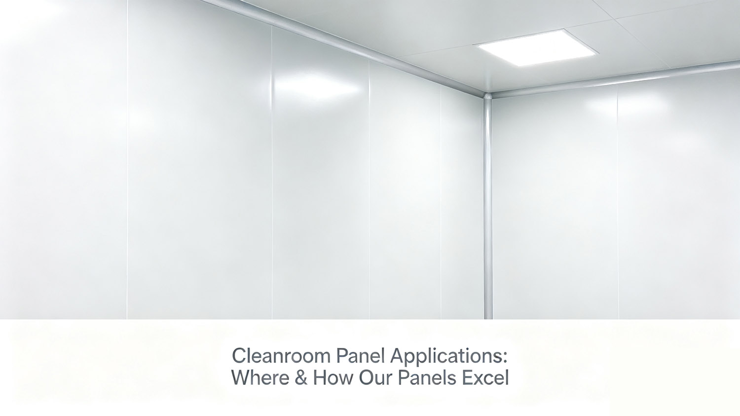 Cleanroom Panel Applications: Where &amp