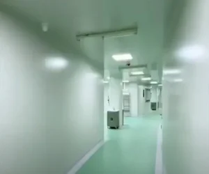 Clean corridor of the ICU in the south building of the First Hospital of Suihua City Clean corridor of the ICU in the south building of the First Hospital of Suihua City