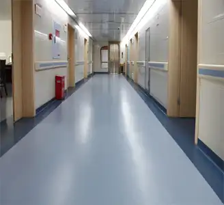 Vinyl sheet flooring