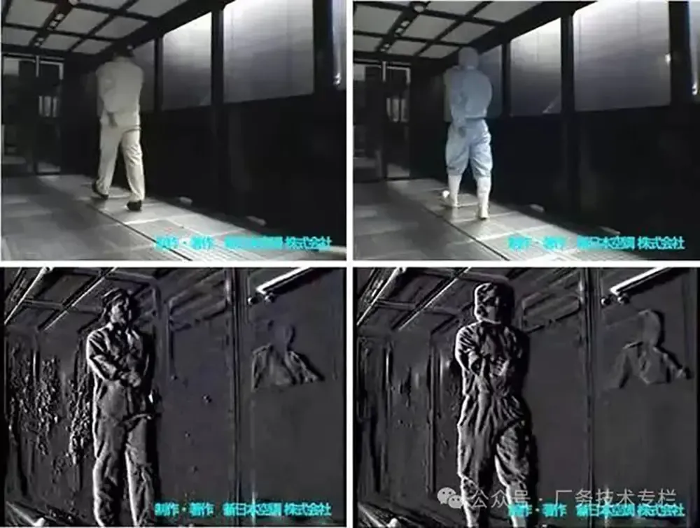 Comparison of dust generation during walking- ordinary work clothes vs. cleanroom clothing.webp