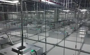 Should cleanroom ceilings be reinforced in reverse