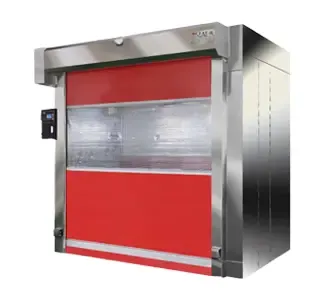 Rapid Roll-Up Door Stainless Steel Air Shower.webp