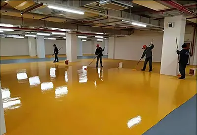 Key points of epoxy flooring construction technology and quality control