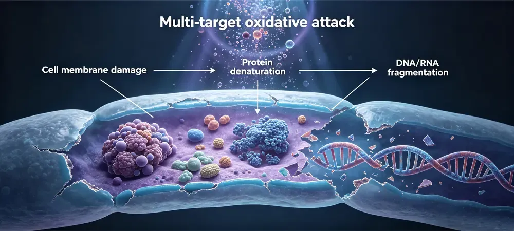 VHP Disinfection  Multi-target oxidative attack 拷贝.webp