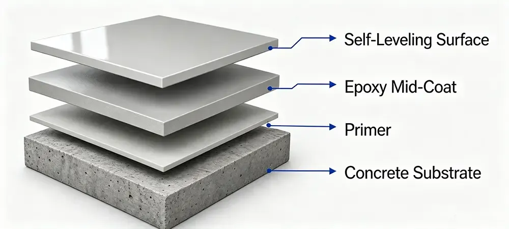 Epoxy Self-leveling.