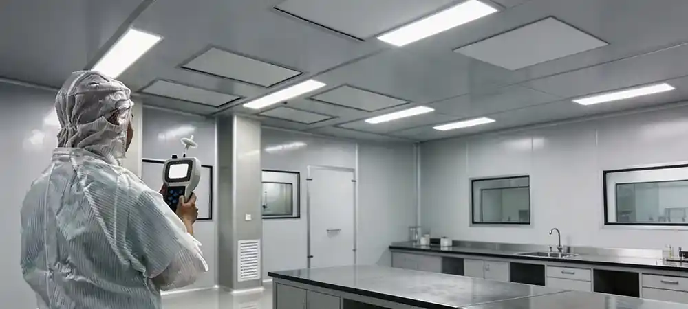 Aseptic clean laboratory of pharmaceutical factory