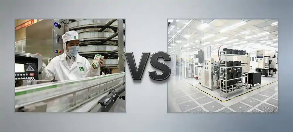 Food Cleanrooms vs General Industrial Cleanrooms