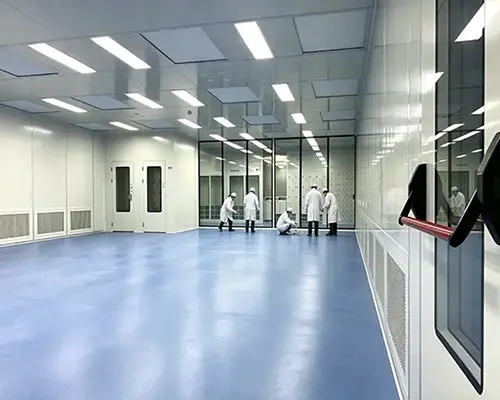 ISO 6 Hardwall Cleanroom - Undergoing Personnel Inspection