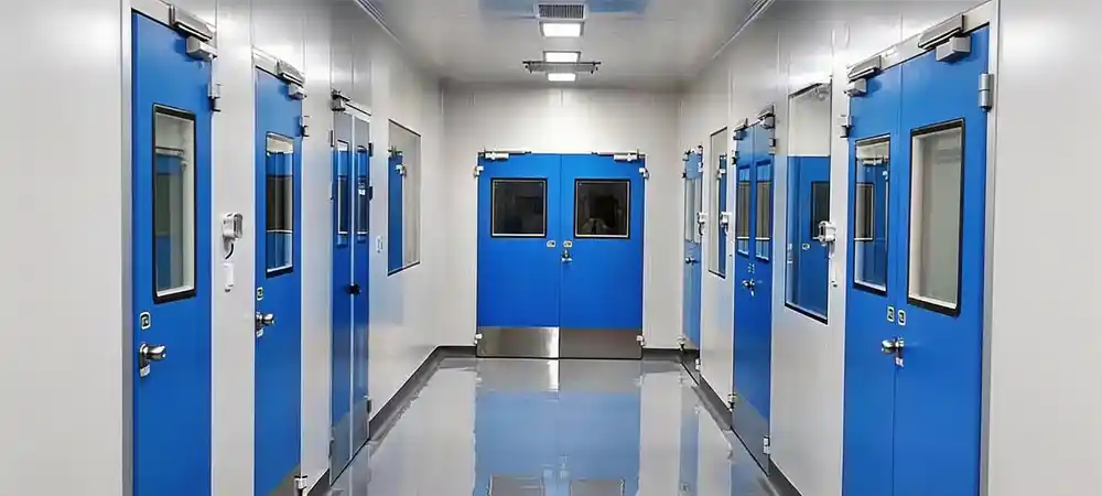 Installation effects of single-leaf and double-leaf cleanroom doors.webp