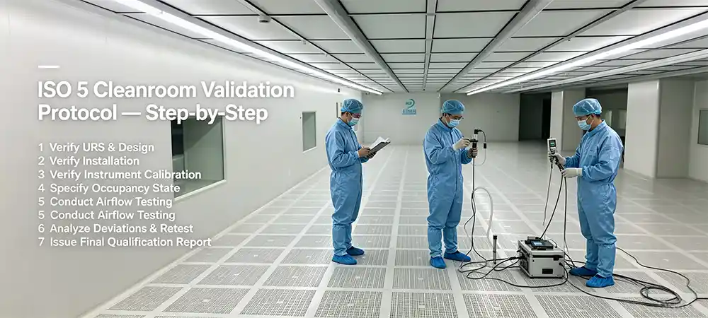 ISO 5 Cleanroom Validation Protocol — Step-by-Step ISO 5 Cleanroom Validation Protocol — Step-by-Step