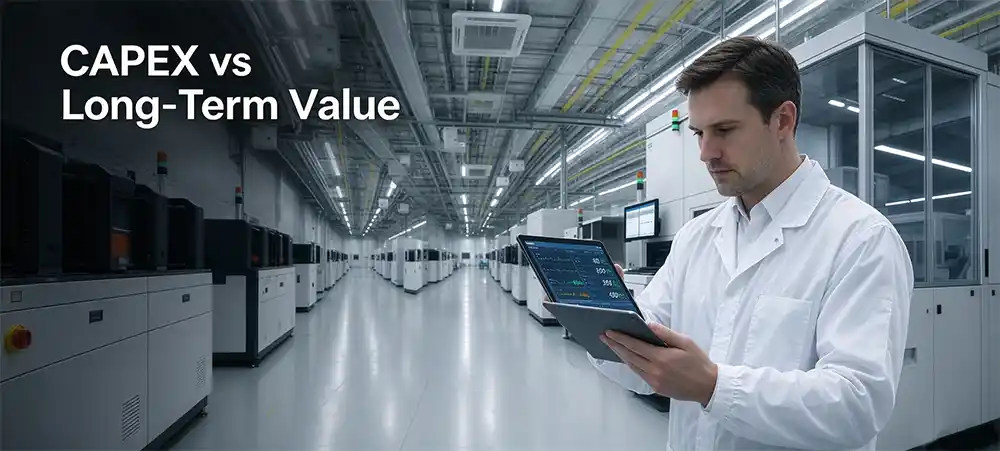 Cleanroom-Initial Investment (CAPEX) vs. Long-Term Value Cleanroom-Initial Investment (CAPEX) vs. Long-Term Value