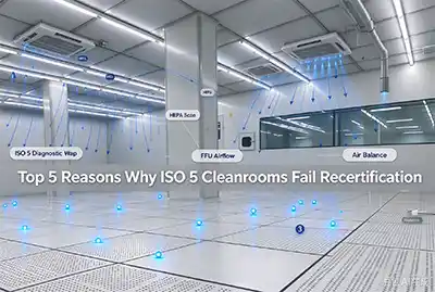 Top 5 Reasons Why ISO 5 Cleanrooms Fail Recertification
