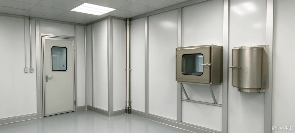 Hardwall and softwall cleanroom structure