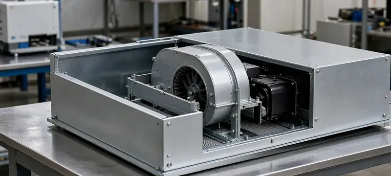 Internal fan and motor of an FFU as common noise sources