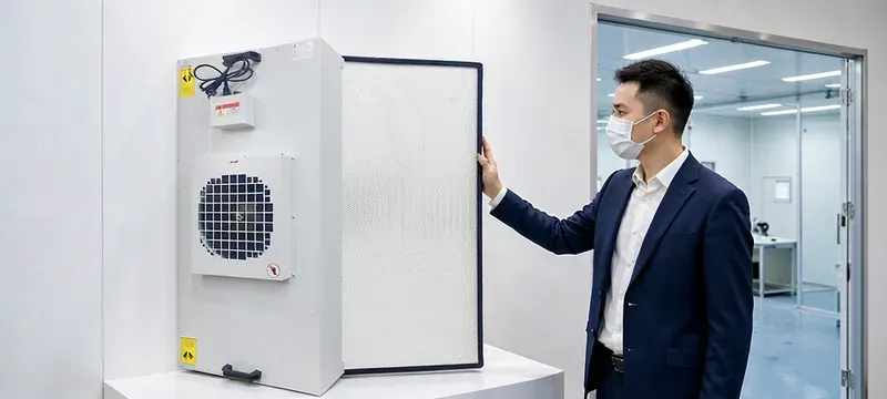 Low-noise FFU technical solution presented in a showroom