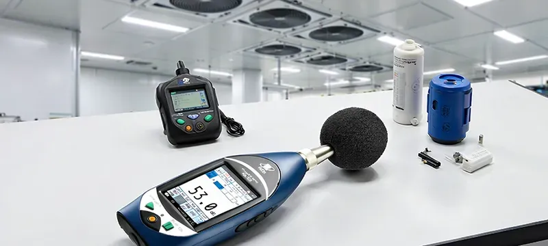 Recommended measurement tools for cleanroom noise and airflow