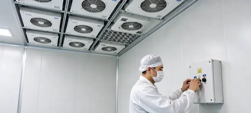 Zoned FFU speed control for intelligent cleanroom airflow management