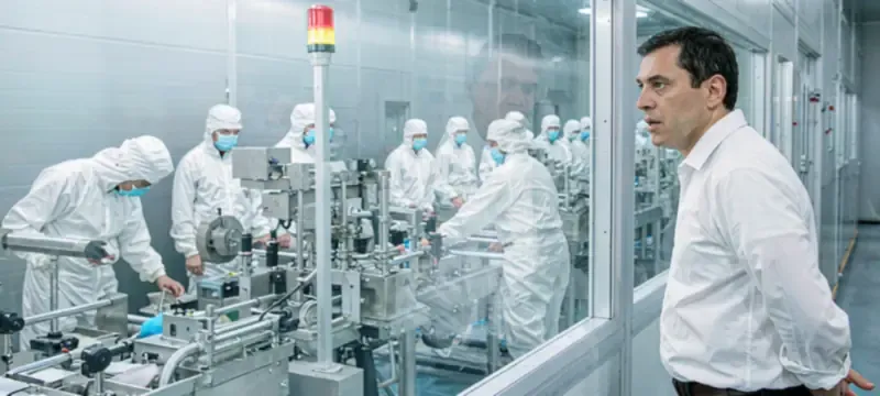 Production halted by cleanroom certification failure