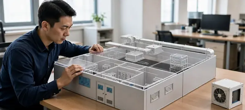Planning FFU and sensor access at the cleanroom design stage Planning FFU and sensor access at the cleanroom design stage