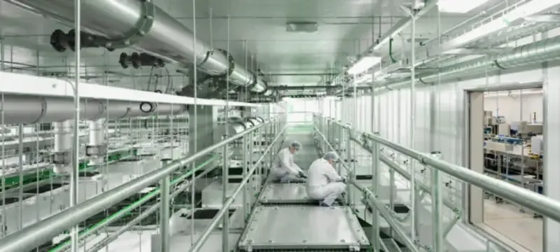 Adding service walkways and hatches in a bio-pharma cleanroom retrofit Adding service walkways and hatches in a bio-pharma cleanroom retrofit