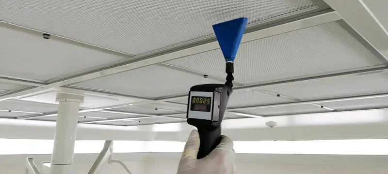 In-situ HEPA filter integrity test equipment used to compare three testing methods In-situ HEPA filter integrity test equipment used to compare three testing methods