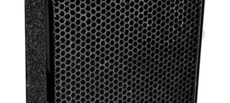 Carbon filter stage used alongside HEPA to deal with VOCs, gases and odours