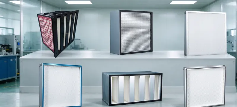 HEPA filter product range models factory