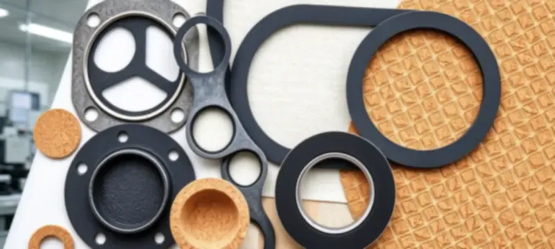 Filter gasket seal material samples