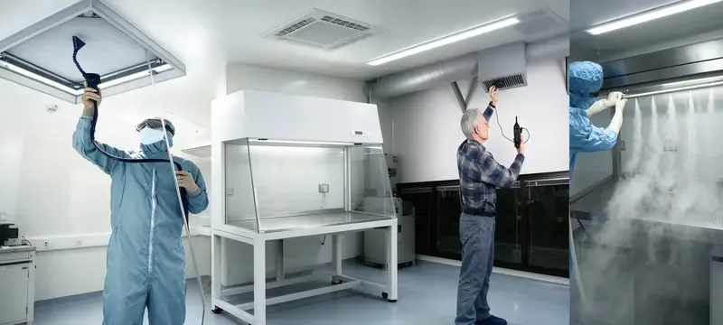 In situ filter performance validation cleanroom In situ filter performance validation cleanroom
