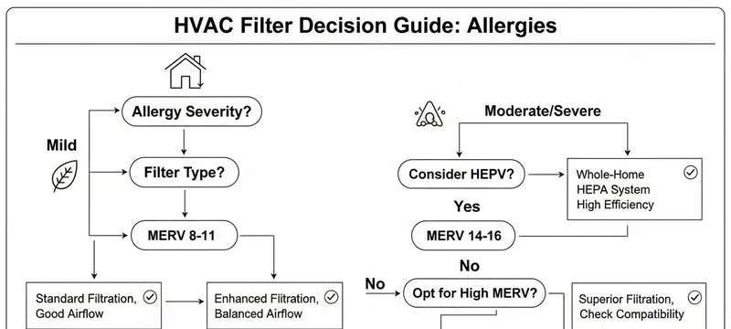 Air filter selection guide decision tree allergy Air filter selection guide decision tree allergy